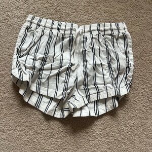 Striped Black and White billabong Shorts